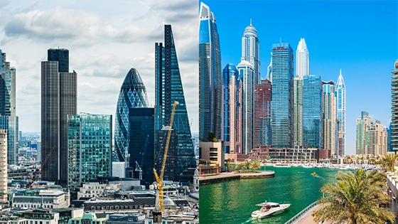 London vs. Dubai property market